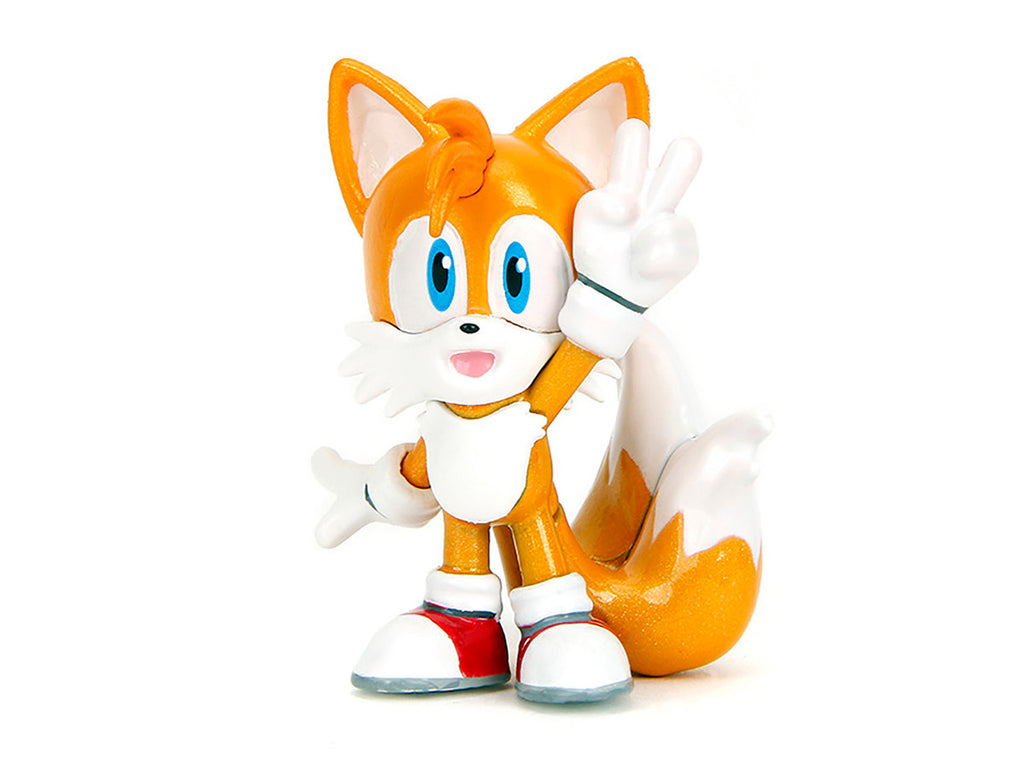Set of 4 Diecast Figures "Sonic the Hedgehog" Video Game "Metalfigs" Series Diecast Models by Jada-2