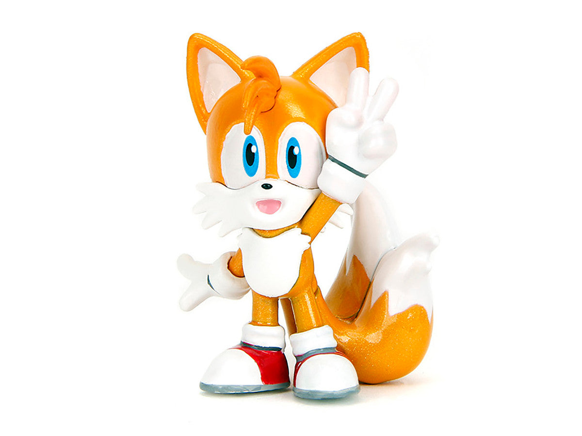 Set of 4 Diecast Figures "Sonic the Hedgehog" Video Game "Metalfigs" Series Diecast Models by Jada-2