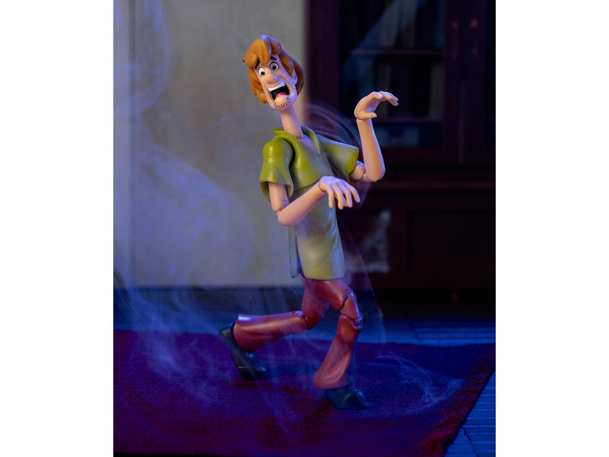 Shaggy Rogers 6.5" Moveable Figure with Accessories and Alternate Head and Hands "Scooby-Doo!" Franchise Model by Jada-2
