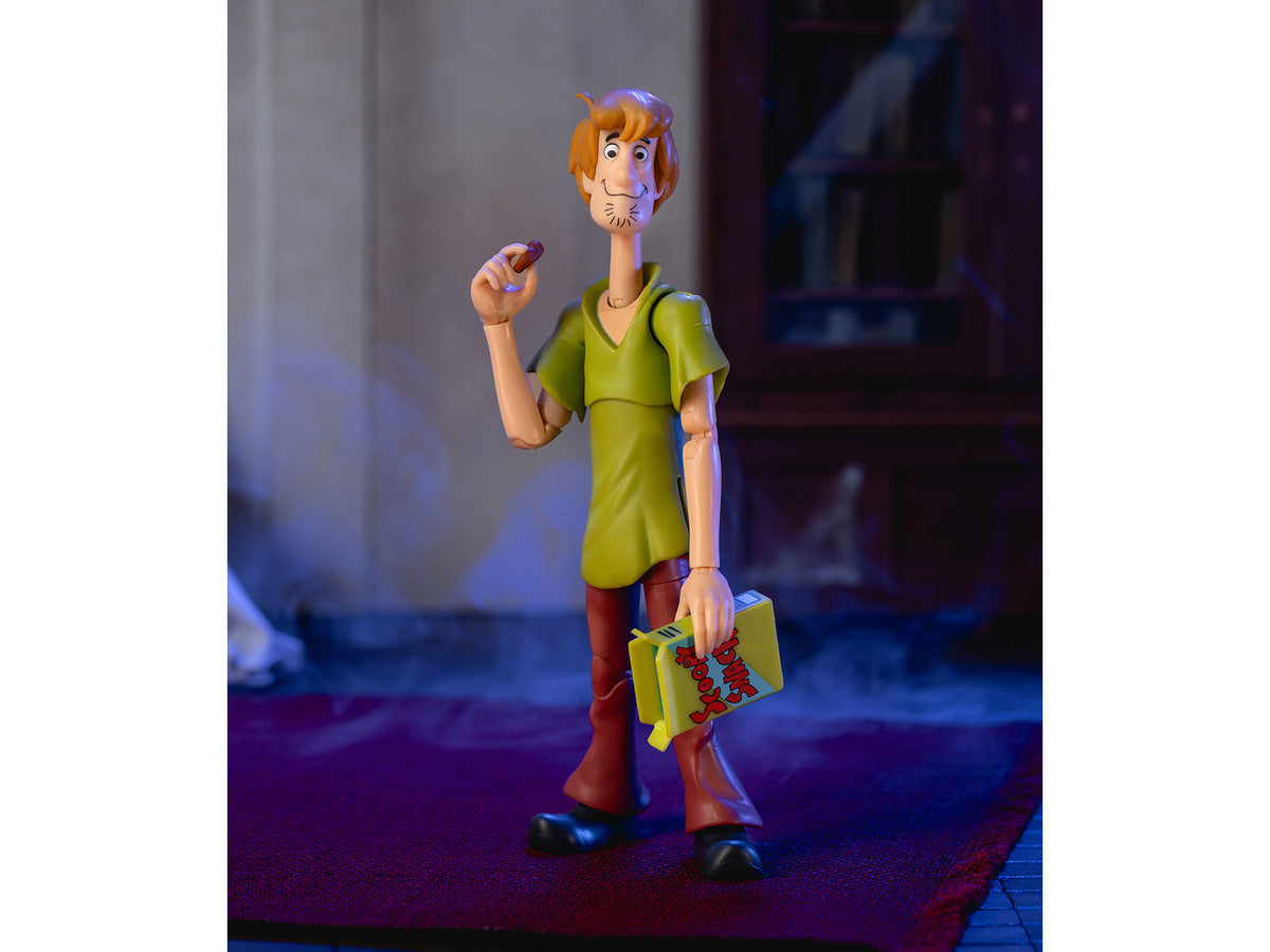 Shaggy Rogers 6.5" Moveable Figure with Accessories and Alternate Head and Hands "Scooby-Doo!" Franchise Model by Jada-0