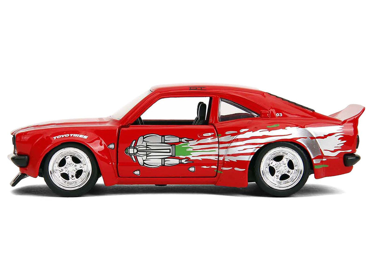 1974 Mazda RX-3 Red with Graphics "Fast & Furious" Series 1/32 Diecast Model Car by Jada-1