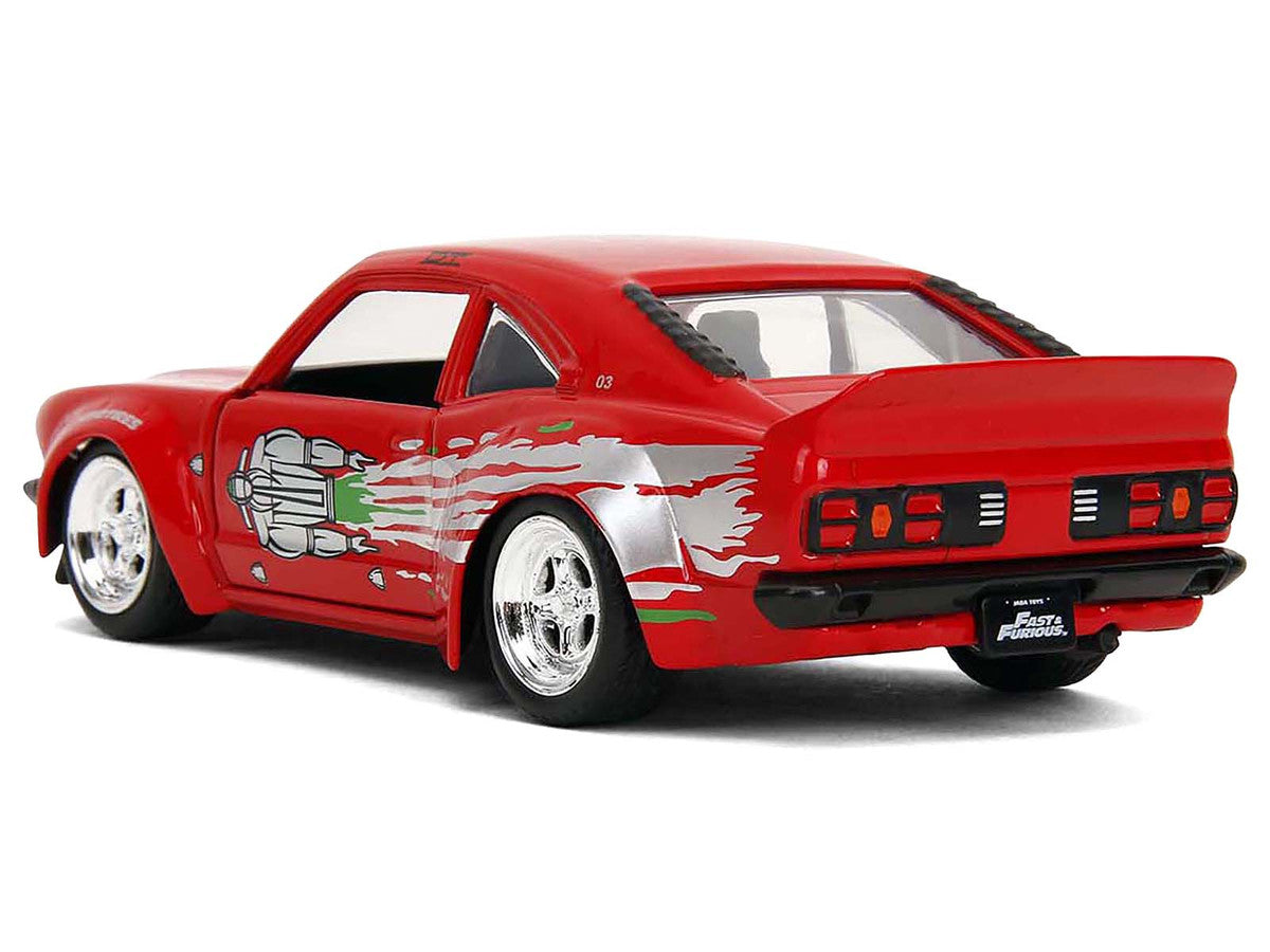 1974 Mazda RX-3 Red with Graphics "Fast & Furious" Series 1/32 Diecast Model Car by Jada-0
