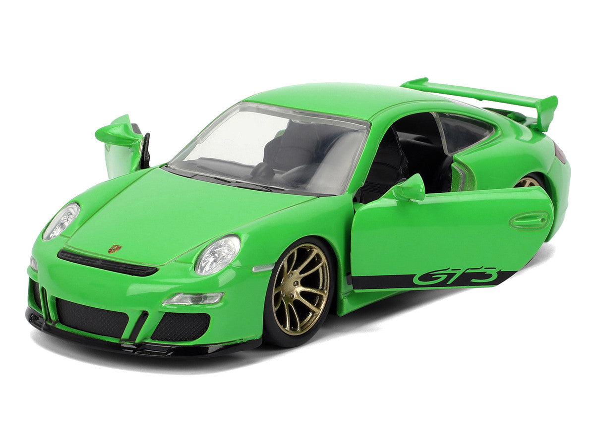 Jada 1:32 Porsche 911 GT3 (997) Green | Fast X — product image 2