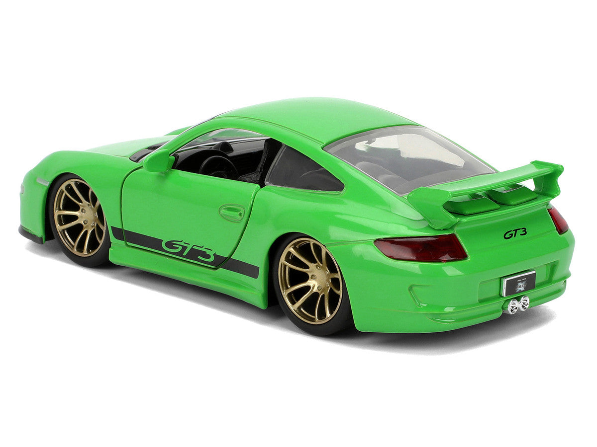 Jada 1:32 Porsche 911 GT3 (997) Green | Fast X — product image 5