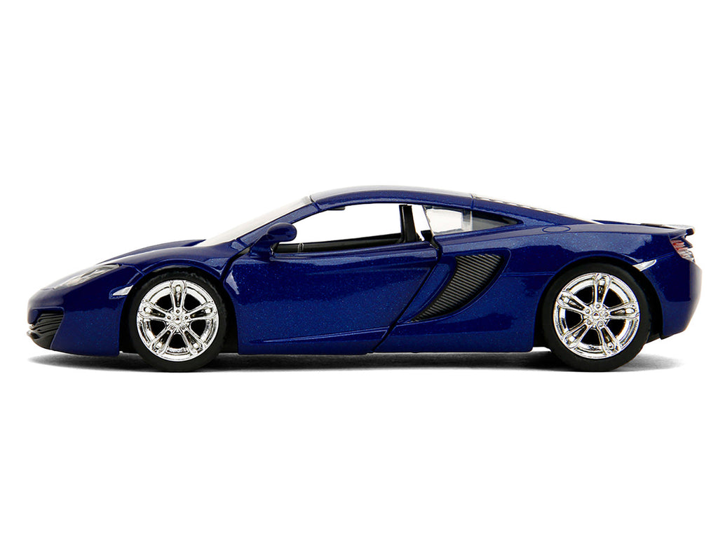 McLaren MP4.12C Blue Metallic "Furious 7" (2015) Movie "Fast & Furious" Series 1/32 Diecast Model Car by Jada-2