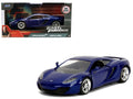 McLaren MP4.12C Blue Metallic "Furious 7" (2015) Movie "Fast & Furious" Series 1/32 Diecast Model Car by Jada-0