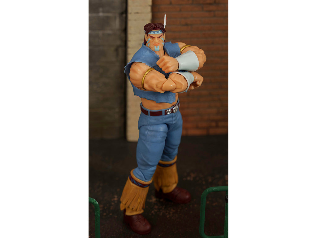 T. Hawk 7.5" Moveable Figure with Accessories and Alternate Head and Hands "Ultra Street Fighter II: The Final Challengers" (2017) Video Game Model by Jada-4