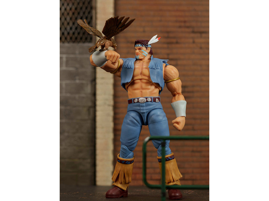 T. Hawk 7.5" Moveable Figure with Accessories and Alternate Head and Hands "Ultra Street Fighter II: The Final Challengers" (2017) Video Game Model by Jada-3