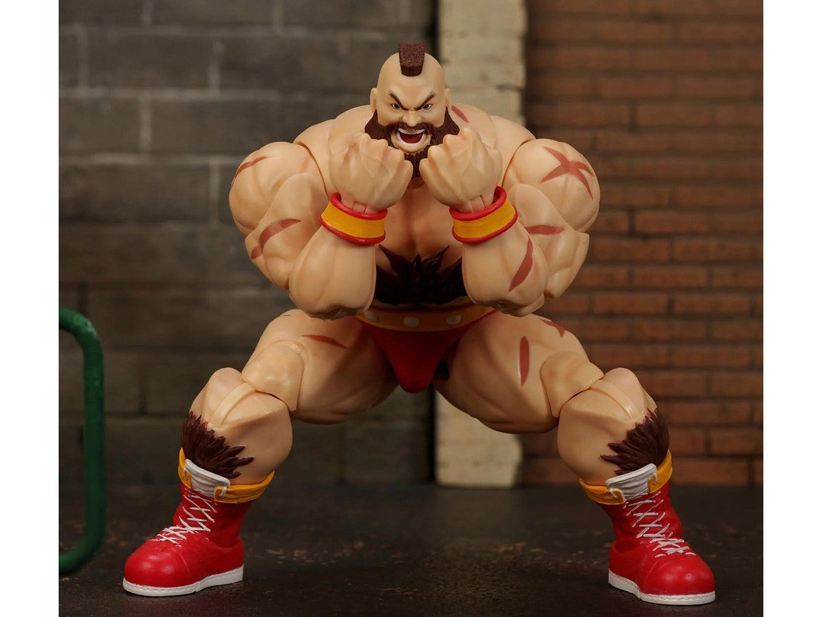 Zangief 7.5" Moveable Figure with Accessories and Alternate Head and Hands "Ultra Street Fighter II: The Final Challengers" (2017) Video Game Model by Jada-1