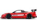 2002 Honda NSX-R RHD (Right Hand Drive) "Bridgestone" Red with Black Top and White Stripes "JDM Tuners" Series 1/24 Diecast Model Car by Jada-0