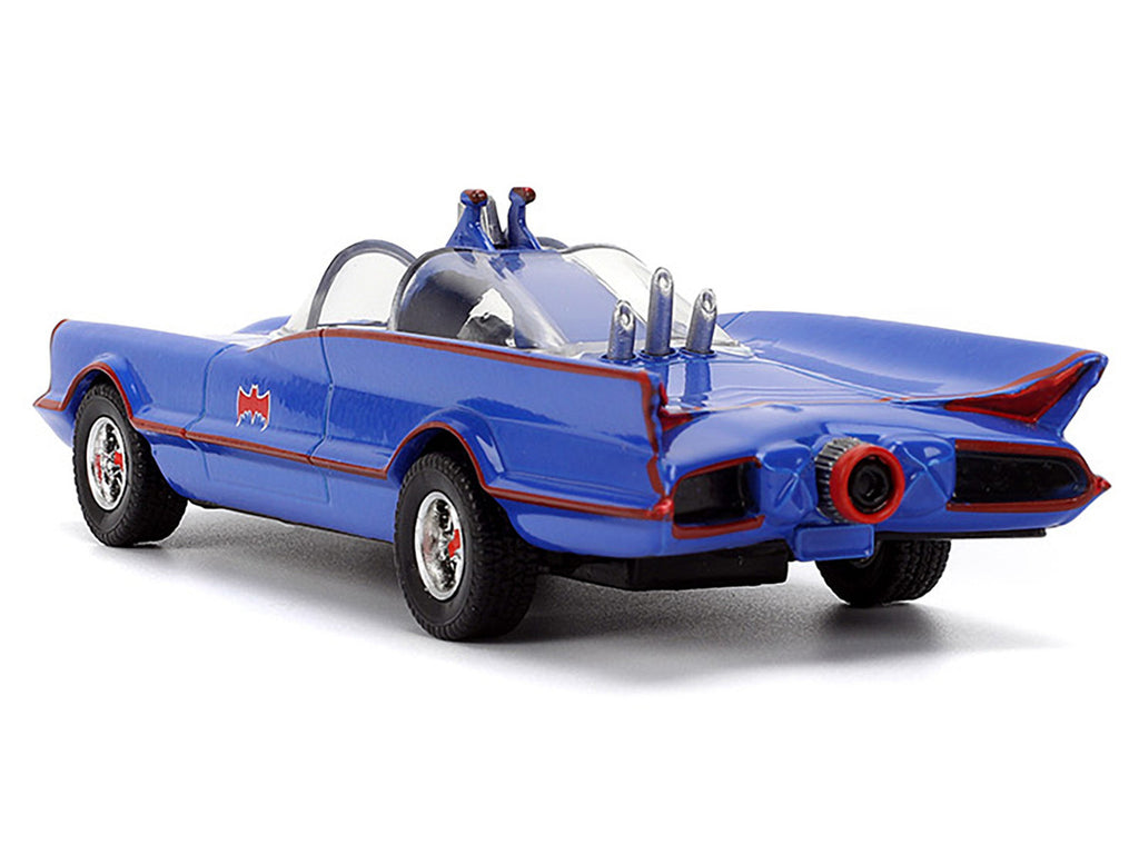 1966 Batmobile Blue "Batman" (1966-1968) Classic TV Series "Hollywood Rides" Series 1/32 Diecast Model Car by Jada-1