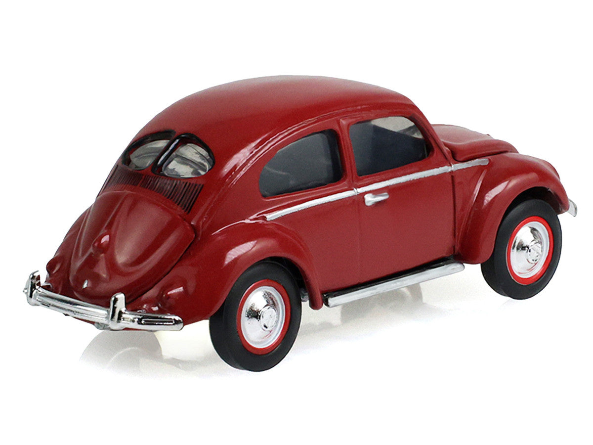 1953 Volkswagen Beetle Split Rear Window Dark Red "Club Vee-Dub" Series 22 1/64 Diecast Model Car by Greenlight-3