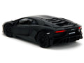 Shaw's Lamborghini Aventador Matt Black "Furious 7" (2015) Movie "Fast & Furious" Series 1/24 Diecast Car Model by Jada-0