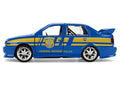 Volkswagen Jetta Police Vehicle "Rio Federal Highway Police" Blue with Yellow Stripes "Fast Five" (2011) Movie "Fast & Furious" Series 1/32 Diecast Model Car by Jada-0