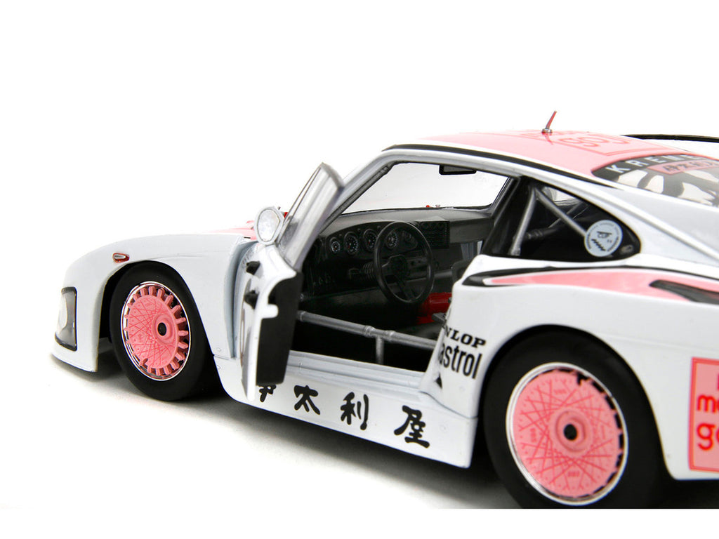 Porsche 935 K3 #6 Bob Wollek - Henri Pescarolo Winner "Suzuka 1000KM" (1981) "Pink Slips" Series 1/18 Diecast Model Car by Jada-2