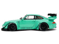 RWB Body Kit "Kei Kishi" Light Blue "Pink Slips" Series 1/18 Diecast Model Car by Jada-0