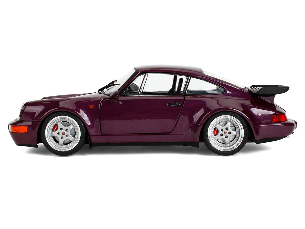 Porsche 911 3.6 Turbo Purple Metallic "Pink Slips" Series 1/18 Diecast Model Car by Jada-2