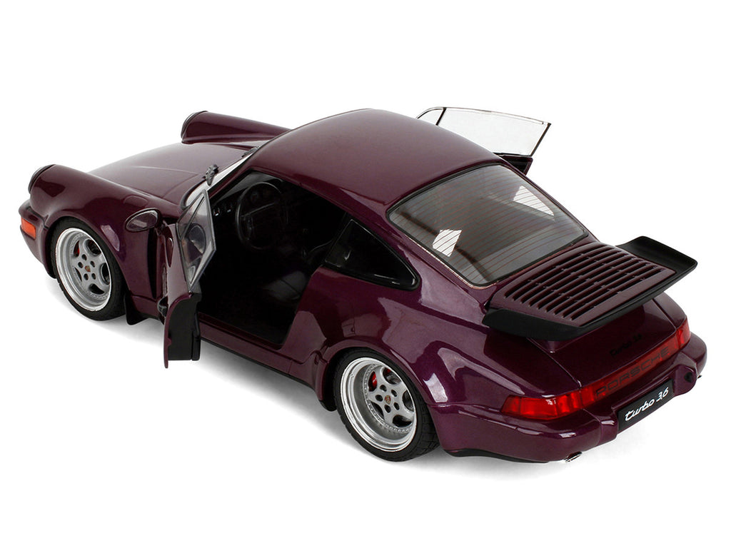 Porsche 911 3.6 Turbo Purple Metallic "Pink Slips" Series 1/18 Diecast Model Car by Jada-1