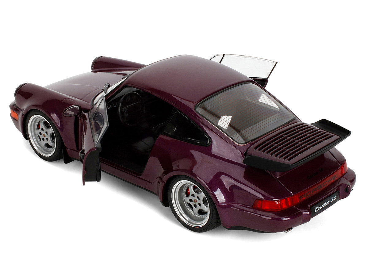 Porsche 911 3.6 Turbo Purple Metallic "Pink Slips" Series 1/18 Diecast Model Car by Jada-1