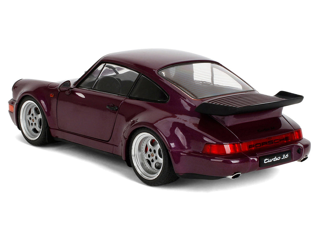 Porsche 911 3.6 Turbo Purple Metallic "Pink Slips" Series 1/18 Diecast Model Car by Jada-0