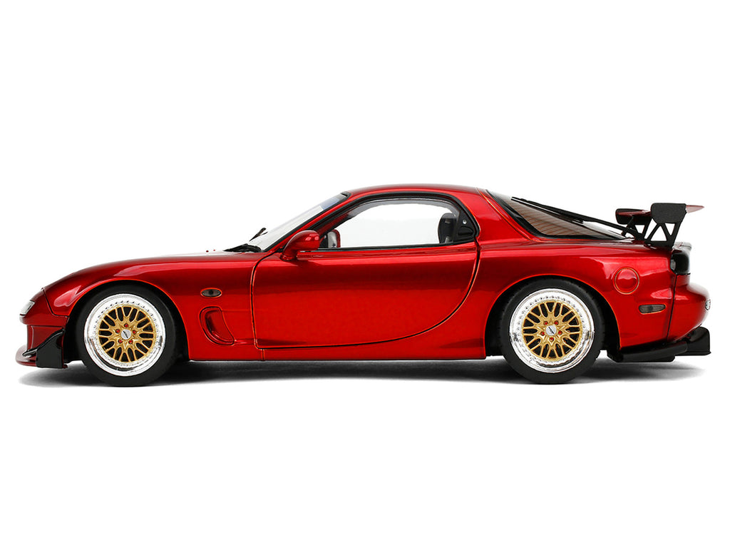 Mazda RX7 Type RS (FD3S) RHD (Right Hand Drive) Orange Metallic "Pink Slips" Series 1/18 Diecast Model Car by Jada-0