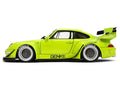RWB Body Kit "Genki" Lime Green "Pink Slips" Series 1/18 Diecast Model Car by Jada-0