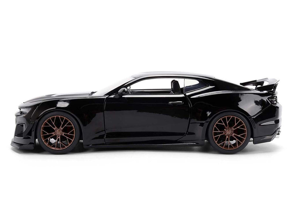 2024 Chevrolet Camaro ZL1 1LE Black "Fast X" (2023) Movie "Fast & Furious 25th Anniversary" Series 1/24 Diecast Model Car by Jada-2