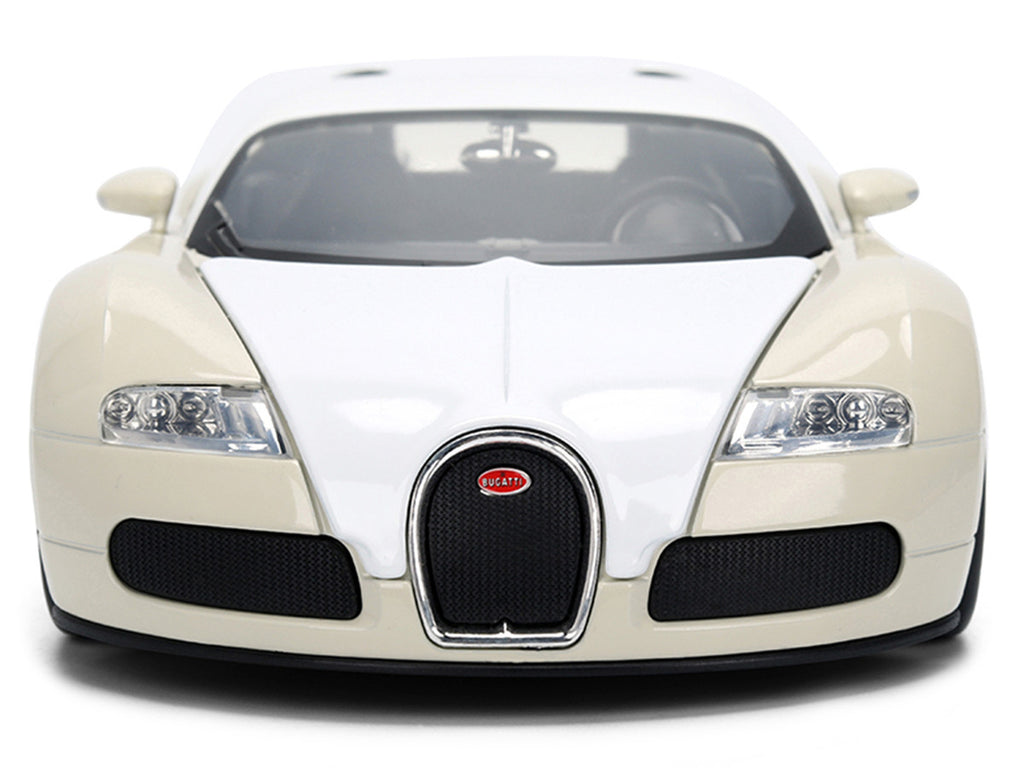 2011 Bugatti Veyron White and Tan "Furious 7" (2015) Movie "25 Years of Fast & Furious" Series 1/24 Diecast Model Car by Jada-4