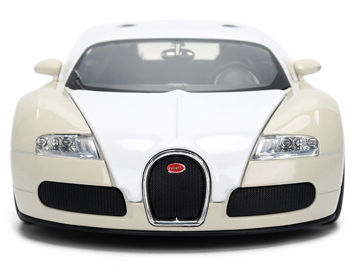 2011 Bugatti Veyron White and Tan "Furious 7" (2015) Movie "25 Years of Fast & Furious" Series 1/24 Diecast Model Car by Jada-4
