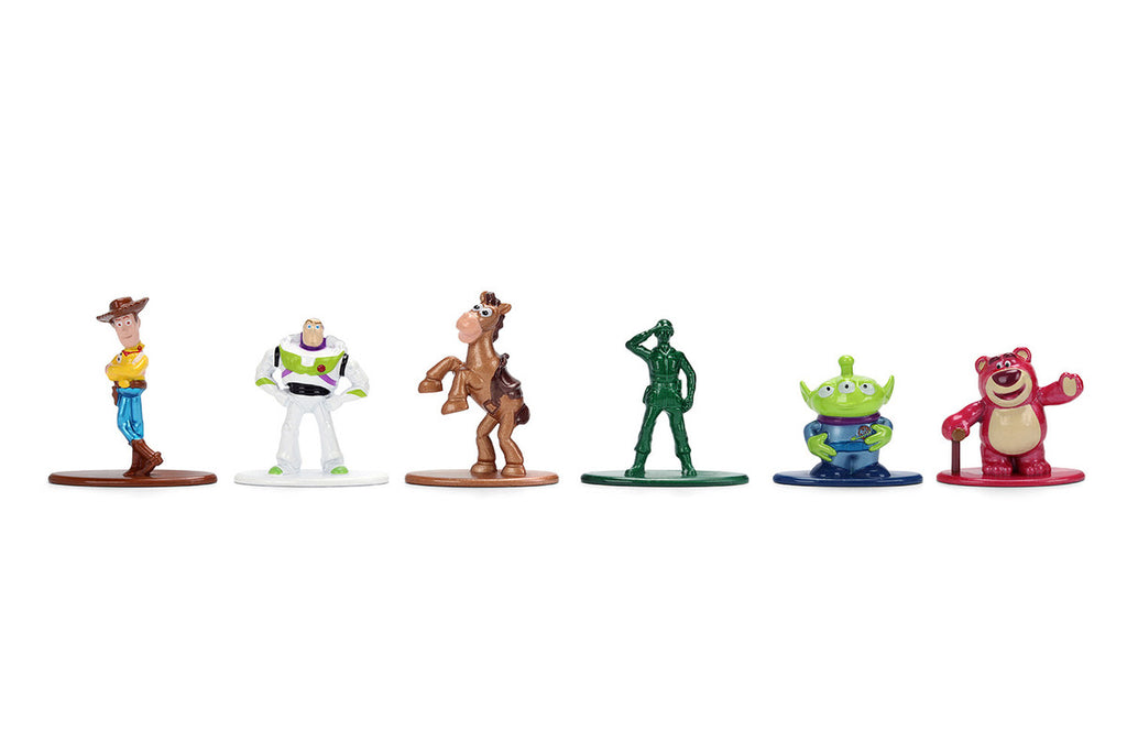 Set of 6 Diecast Figures "Toy Story" Movie Franchise "Nano Metalfigs" Series Diecast Models by Jada-1