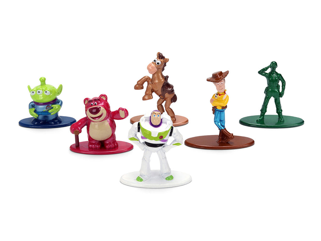 Set of 6 Diecast Figures "Toy Story" Movie Franchise "Nano Metalfigs" Series Diecast Models by Jada-2