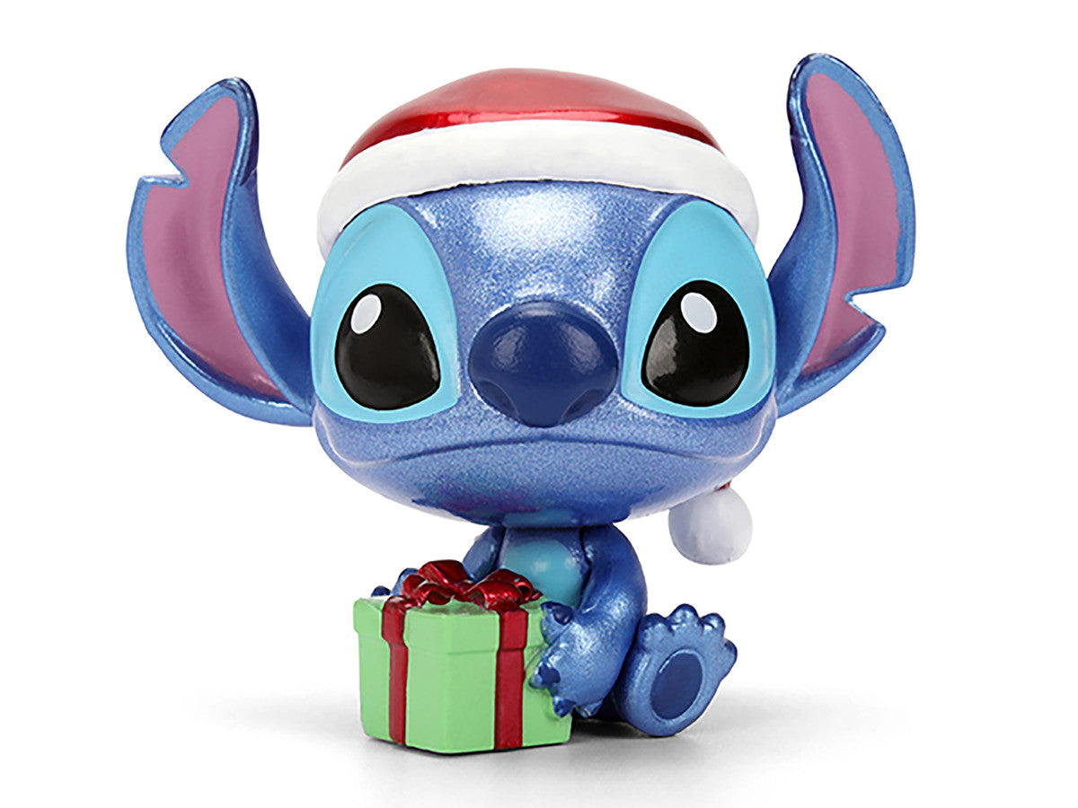 Set of 4 Diecast Figures "Disney's Stitch Christmas Edition" "Metalfigs" Series by Jada-3