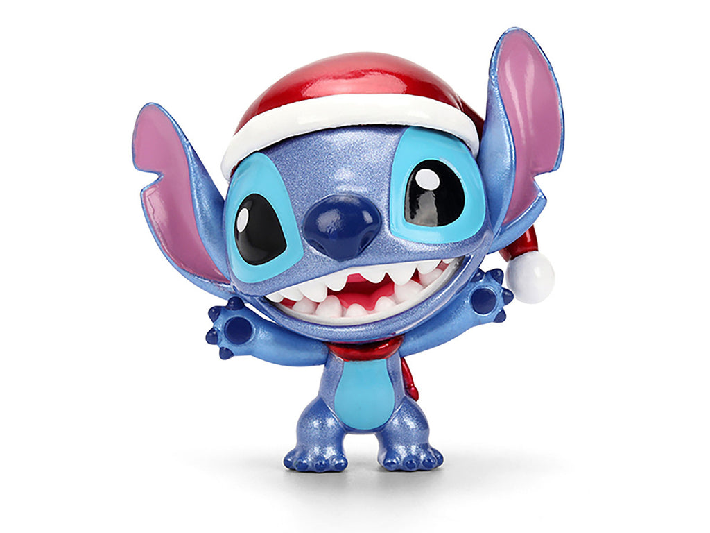 Set of 4 Diecast Figures "Disney's Stitch Christmas Edition" "Metalfigs" Series by Jada-2