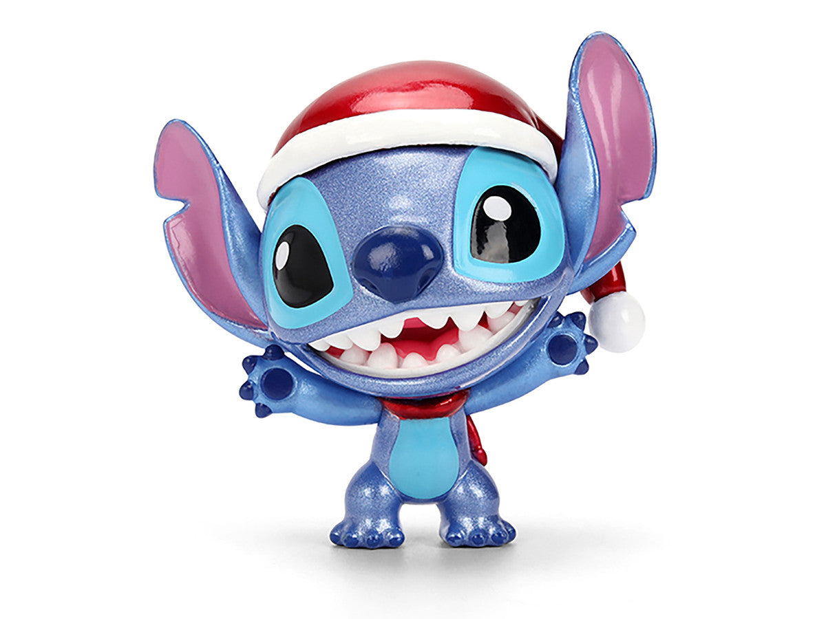 Set of 4 Diecast Figures "Disney's Stitch Christmas Edition" "Metalfigs" Series by Jada-2