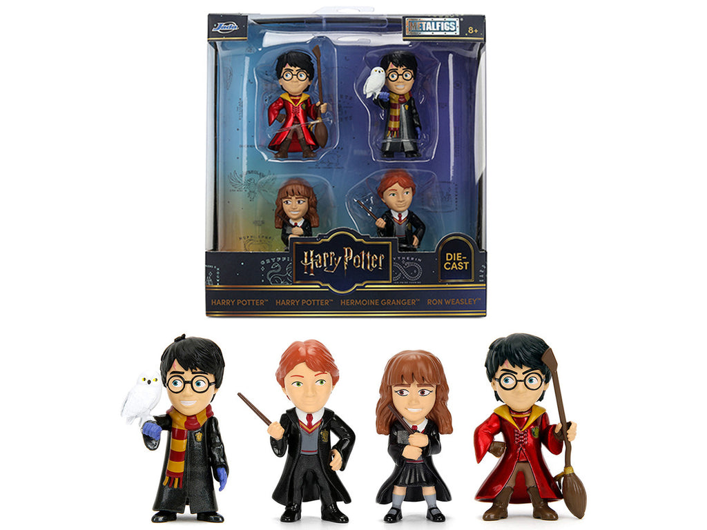 Set of 4 Diecast Figures "Harry Potter" "Metalfigs" Series by Jada-4