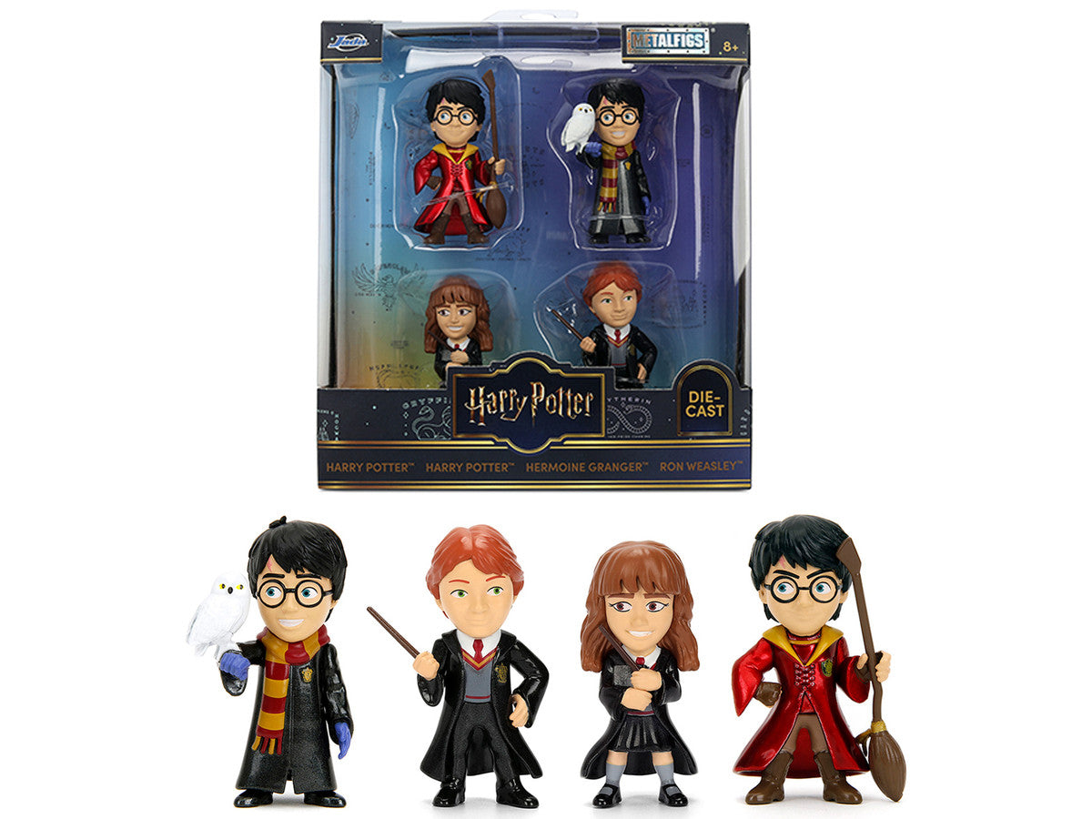 Set of 4 Diecast Figures "Harry Potter" "Metalfigs" Series by Jada-4