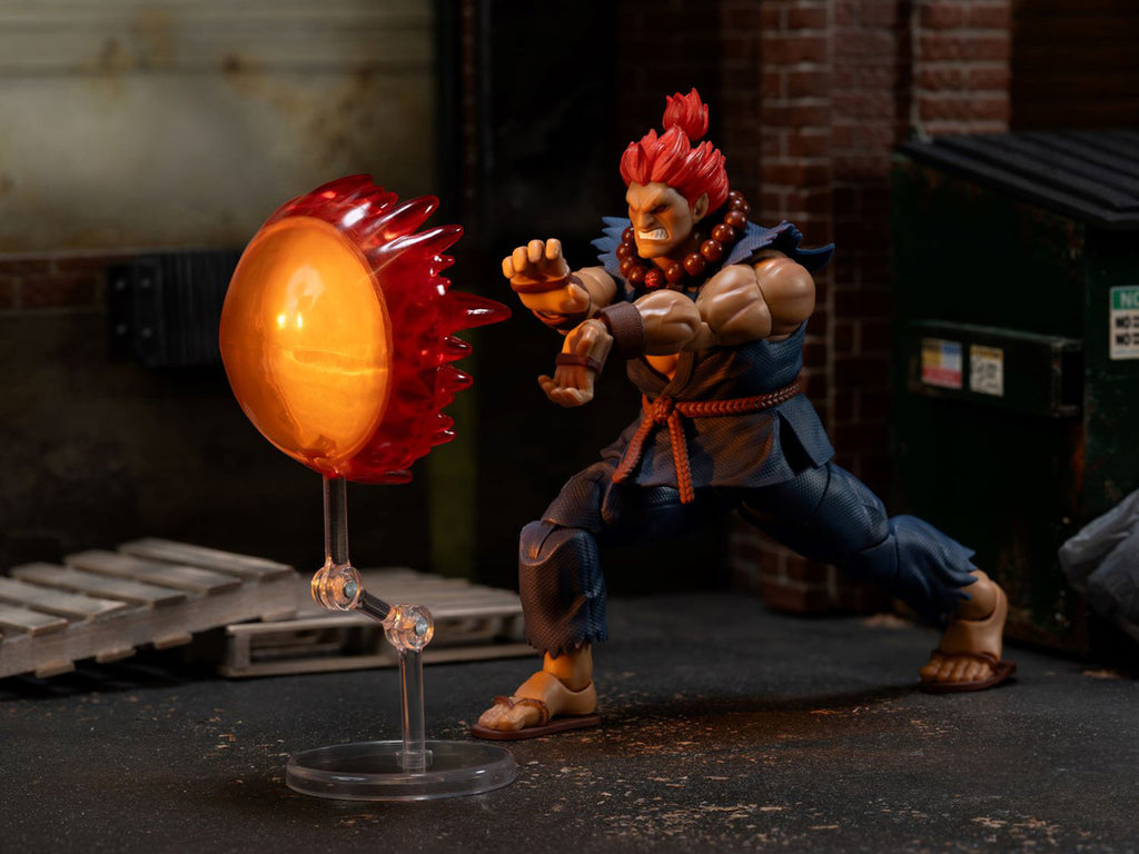 Akuma 6" Moveable Figure with Accessories and Alternate Head and Hands "Ultra Street Fighter II: The Final Challengers" (2017) Video Game Model by Jada-2