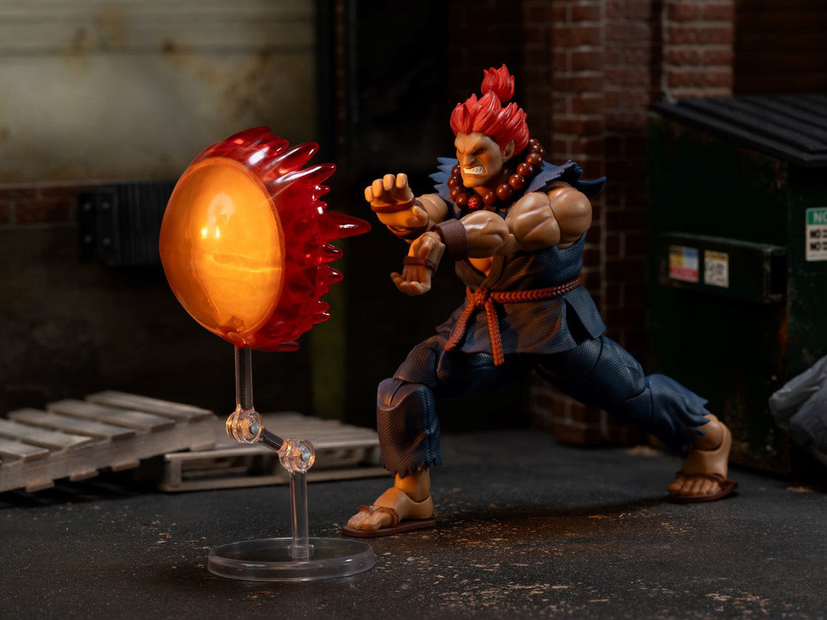 Akuma 6" Moveable Figure with Accessories and Alternate Head and Hands "Ultra Street Fighter II: The Final Challengers" (2017) Video Game Model by Jada-2