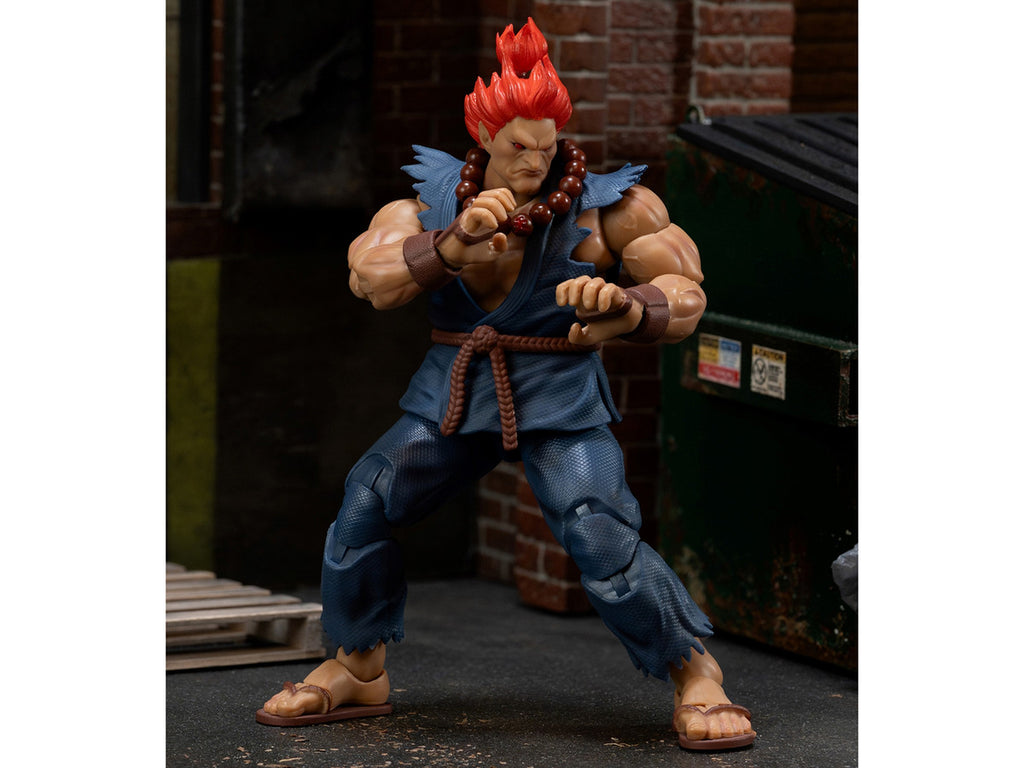 Akuma 6" Moveable Figure with Accessories and Alternate Head and Hands "Ultra Street Fighter II: The Final Challengers" (2017) Video Game Model by Jada-3