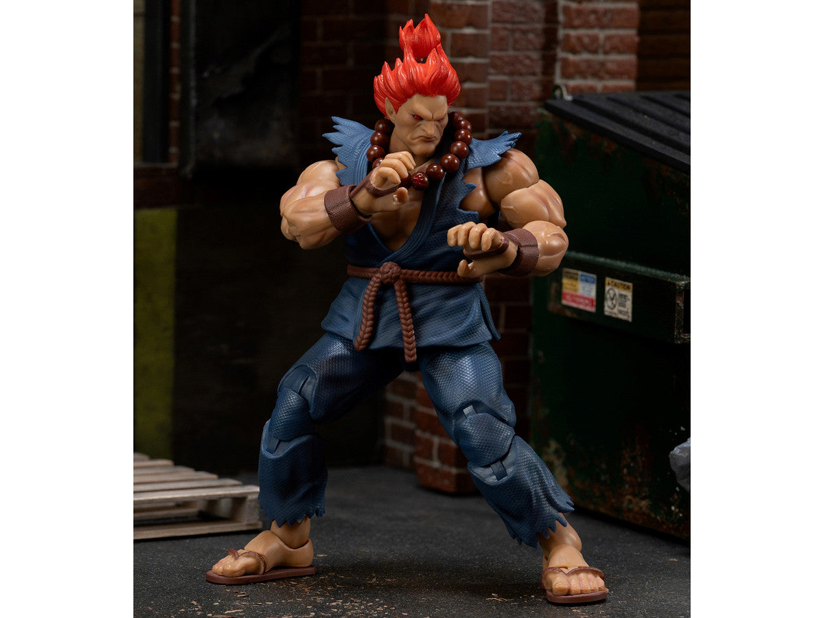 Akuma 6" Moveable Figure with Accessories and Alternate Head and Hands "Ultra Street Fighter II: The Final Challengers" (2017) Video Game Model by Jada-3