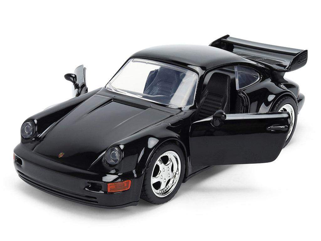 Porsche 911 Carrera RS 3.8 (964) Black "The Fast and the Furious: Tokyo Drift" (2006) Movie "25 Years of Fast & Furious" Series 1/32 Diecast Model Car by Jada-1