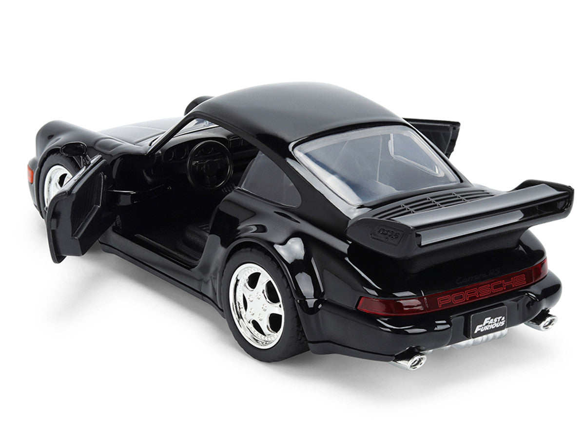 Porsche 911 Carrera RS 3.8 (964) Black "The Fast and the Furious: Tokyo Drift" (2006) Movie "25 Years of Fast & Furious" Series 1/32 Diecast Model Car by Jada-3