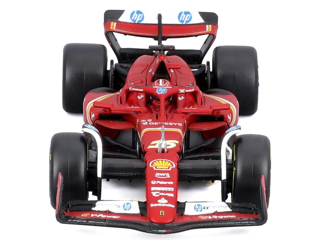 Ferrari SF-24 #16 Charles Leclerc 1/43 Diecast Model Car with Display Case-3