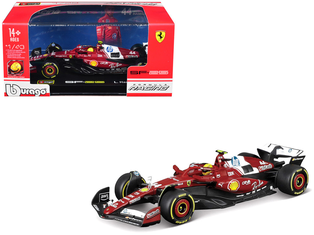 Ferrari SF-25 Lewis Hamilton F1 2025 1/43 Diecast Model Car-4
