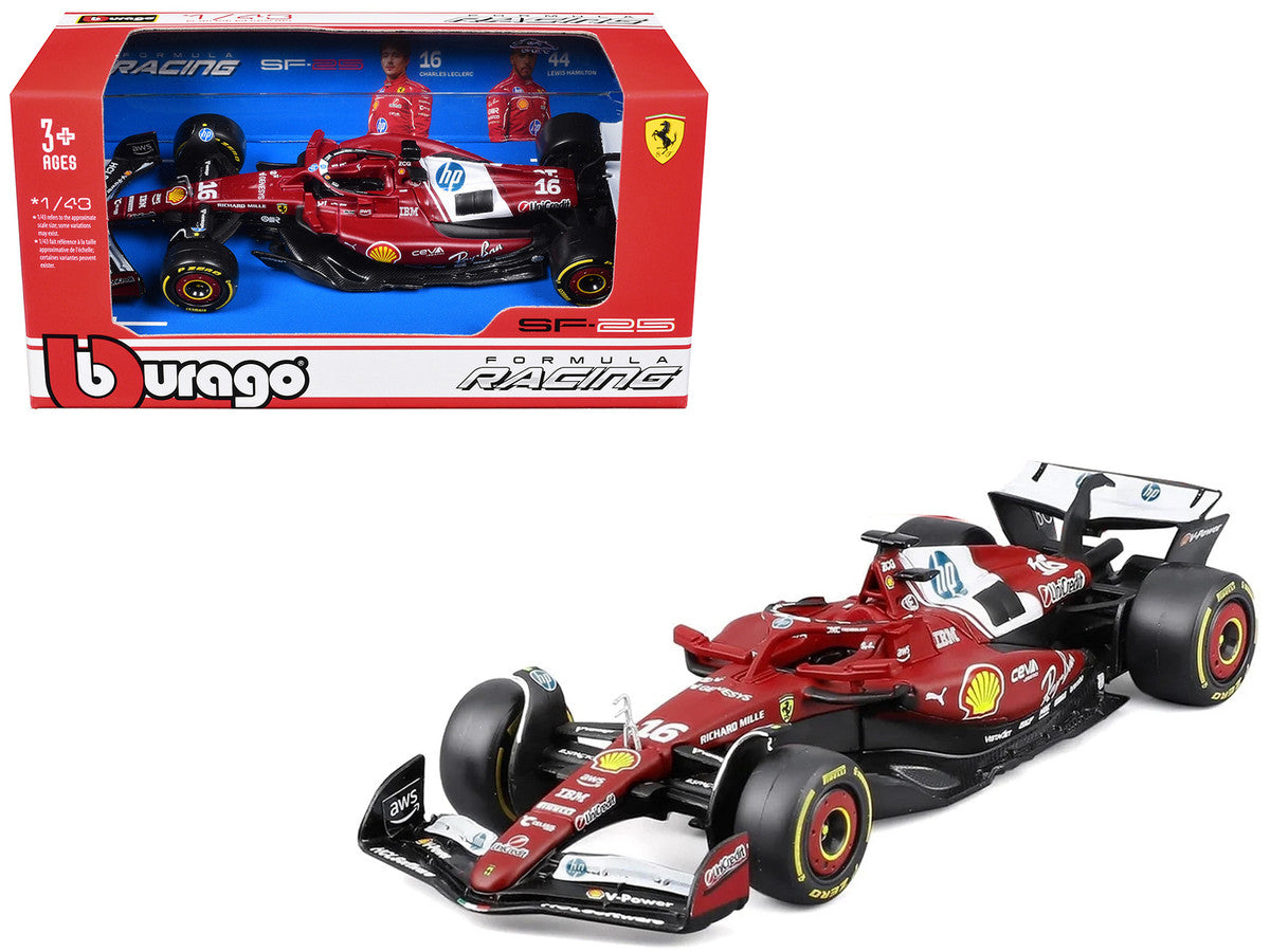 Bburago 1:43 Ferrari SF-25 #16 Charles Leclerc, 2025 — product image 3