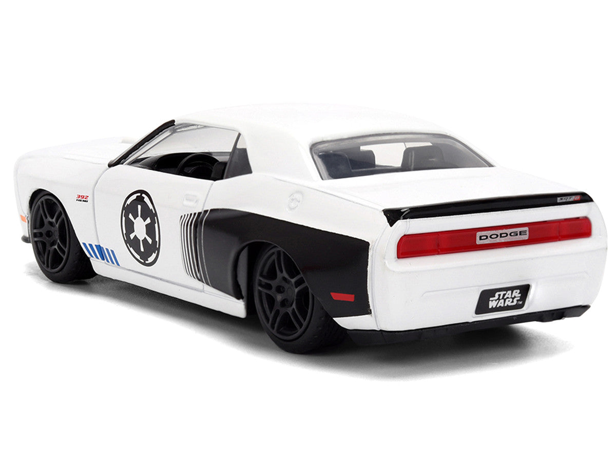 2012 Dodge Challenger SRT8 "Stormtrooper" Livery White with Graphics "Star Wars" Franchise "Hollywood Rides" Series 1/32 Diecast Model Car by Jada-3