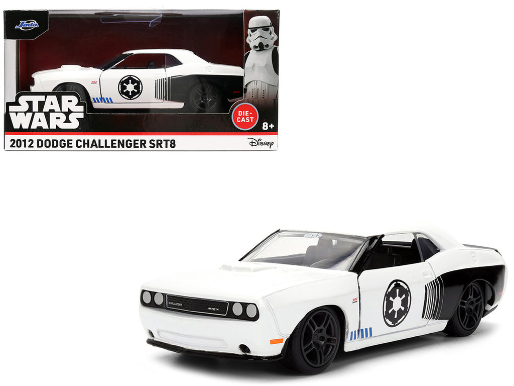 2012 Dodge Challenger SRT8 "Stormtrooper" Livery White with Graphics "Star Wars" Franchise "Hollywood Rides" Series 1/32 Diecast Model Car by Jada-4