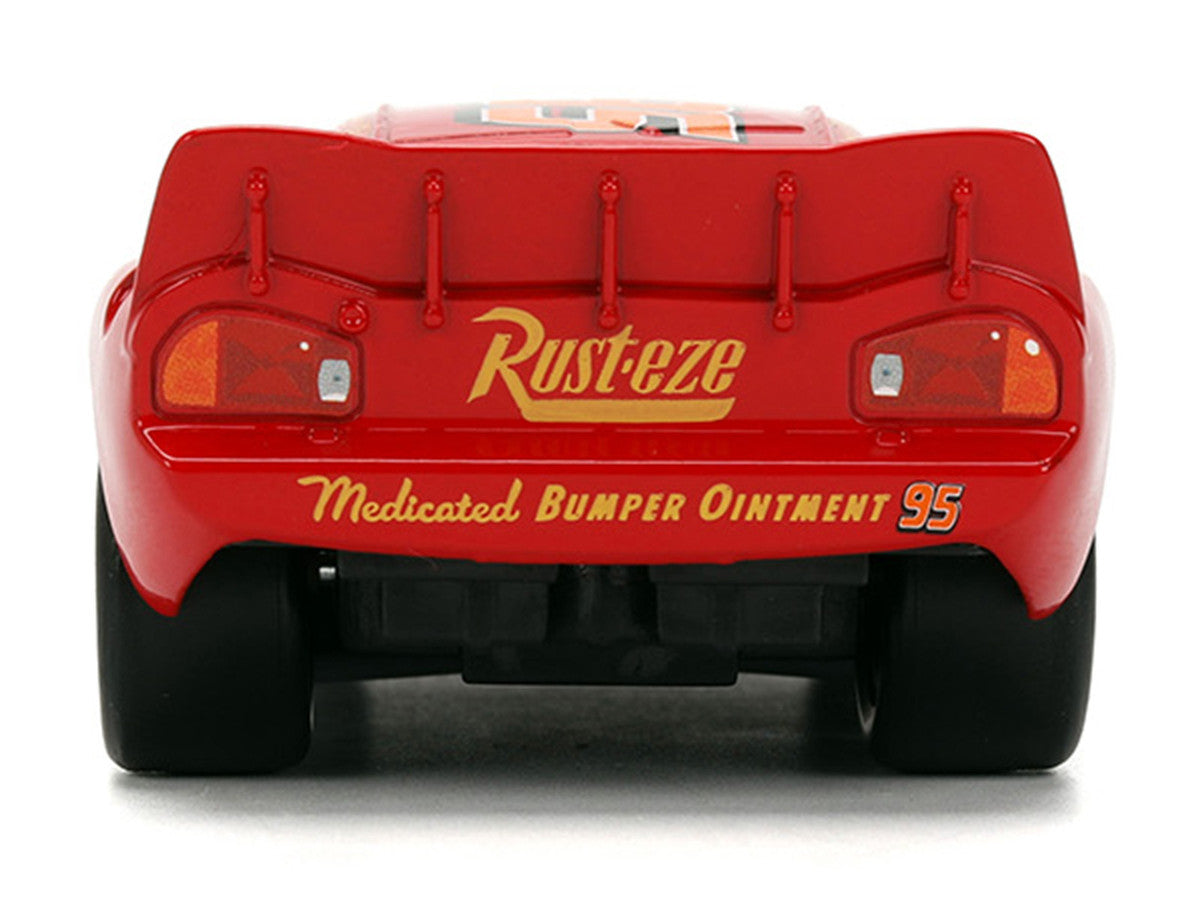 Lightning McQueen #95 Red "Cars" (2006) Movie "Hollywood Rides" Series 1/32 Diecast Model Car by Jada-4