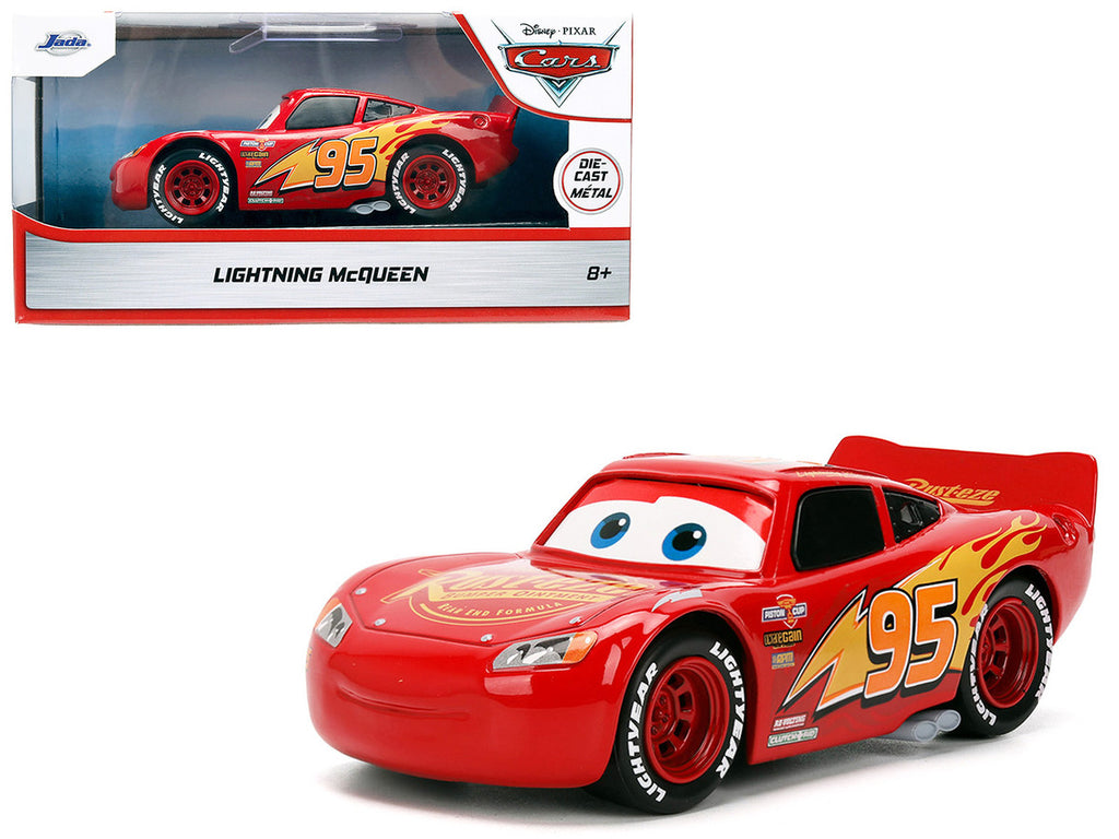 Lightning McQueen #95 Red "Cars" (2006) Movie "Hollywood Rides" Series 1/32 Diecast Model Car by Jada-0