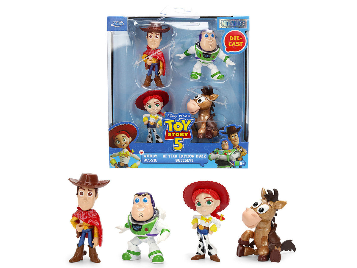 Set of 4 Diecast Figures "Toy Story 5" (2026) Movie "Metalfigs" Series Diecast Models by Jada-4